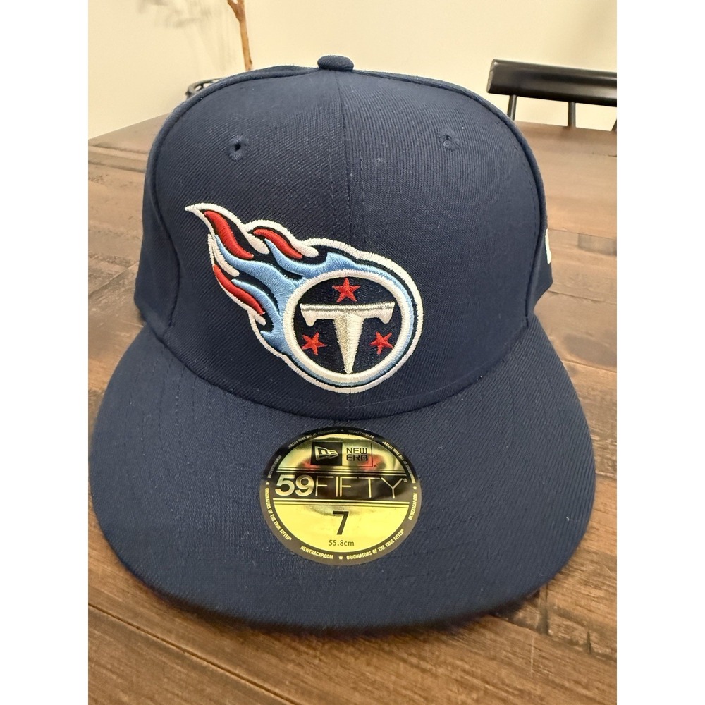 TENNESSEE TITANS Oceanside Blue NEW ERA On-Field HAT 5950 7 Fitted Brand NEW
